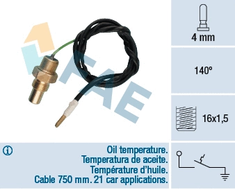 Sensor, oil temperature (35230)