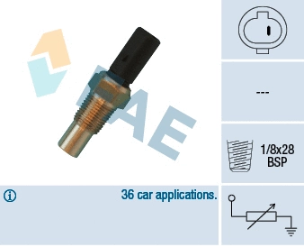 Sensor, coolant temperature (32650)