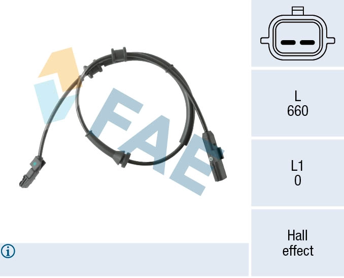 Sensor, wheel speed (78569)