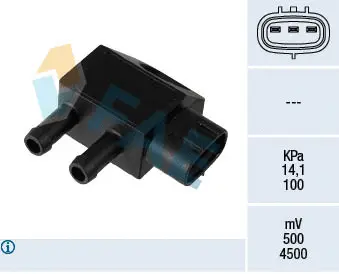 Sensor, exhaust pressure (16149)