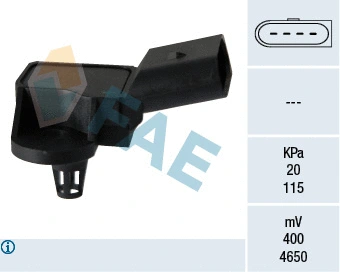 Sensor, intake manifold pressure (15090)