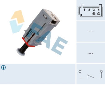 Switch, clutch control (cruise control) (24790)