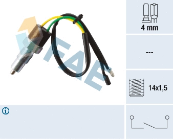 Switch, reverse light (40580)