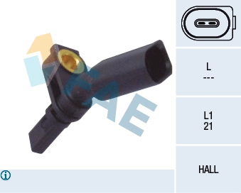 Sensor, wheel speed (78065)