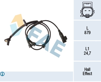 Sensor, wheel speed (78286)