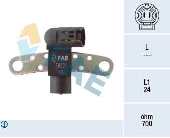 Sensor, crankshaft pulse (79031)