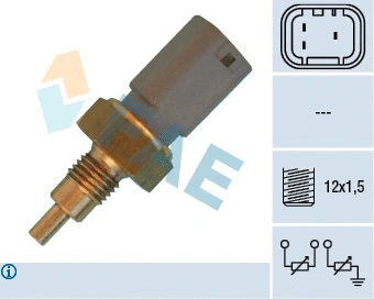Sensor, coolant temperature (33720)