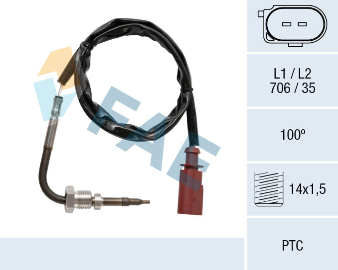 Sensor, exhaust gas temperature (68045)