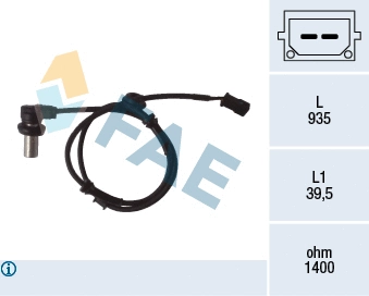 Sensor, wheel speed (78071)