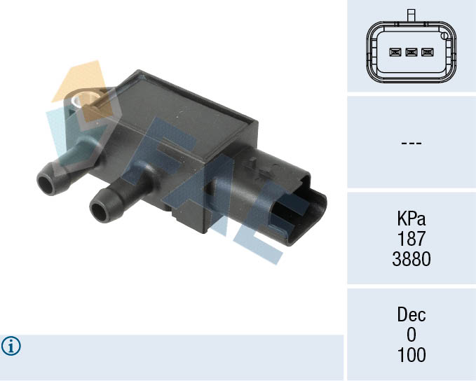 Sensor, exhaust pressure (16165)