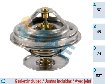 Thermostat, coolant (5300283)