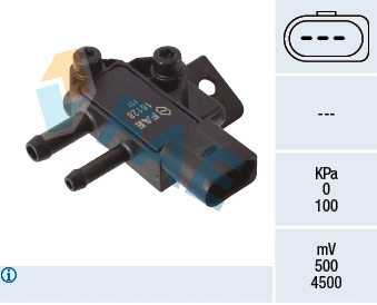 Sensor, exhaust pressure (16128)