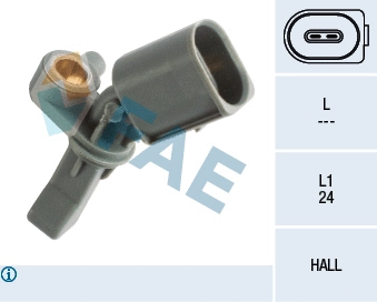 Sensor, wheel speed (78162)