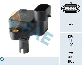 Sensor, intake manifold pressure (15062)