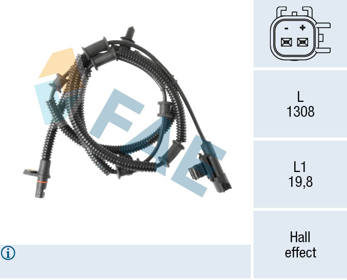 Sensor, wheel speed (78670)