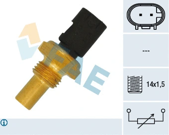 Sensor, coolant temperature (33035)