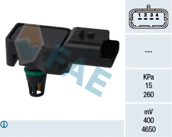 Sensor, intake manifold pressure (15075)