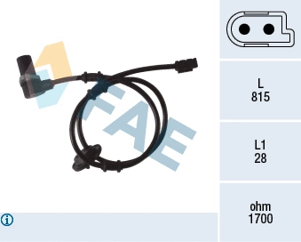 Sensor, wheel speed (78075)