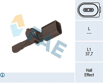 Sensor, wheel speed (78451)