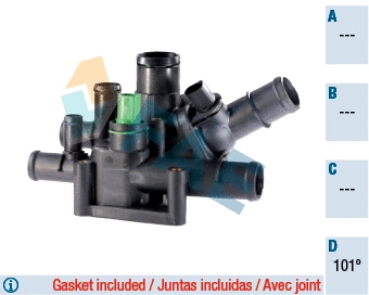 Thermostat, coolant (5348001)