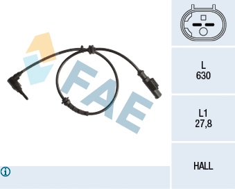 Sensor, wheel speed (78241)