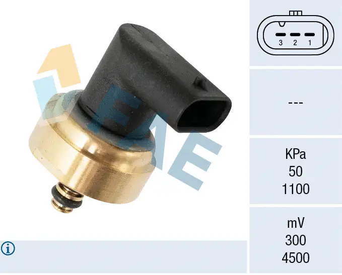 Sensor, fuel pressure (15615)