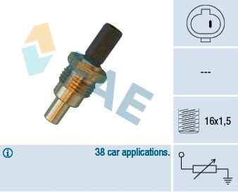 Sensor, coolant temperature (32640)