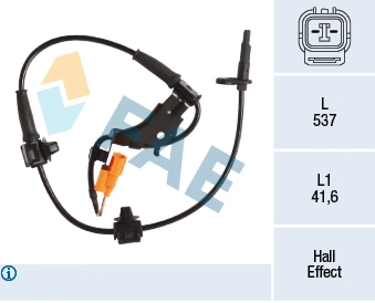 Sensor, wheel speed (78226)
