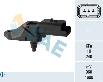 Sensor, intake manifold pressure (15046)