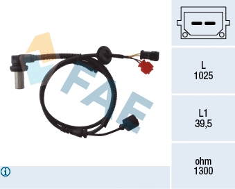Sensor, wheel speed (78063)