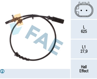 Sensor, wheel speed (78267)