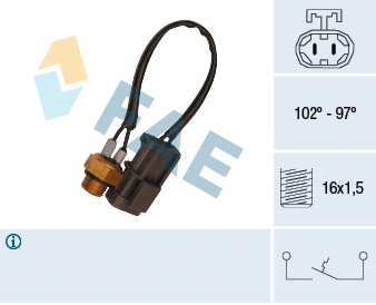Temperature Switch, radiator fan (37770)