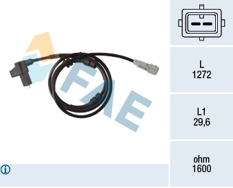 Sensor, wheel speed (78375)