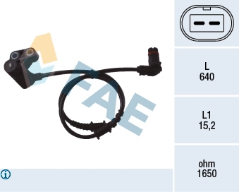 Sensor, wheel speed (78051)