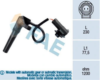 RPM Sensor, automatic transmission (79281)