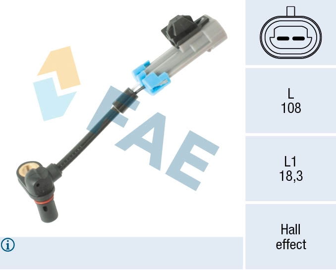 Sensor, wheel speed (78663)