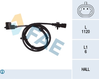 Sensor, wheel speed (78105)