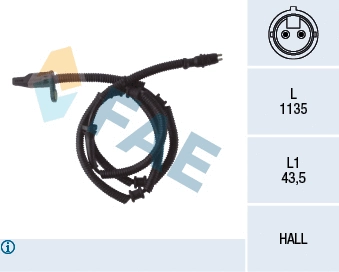 Sensor, wheel speed (78056)