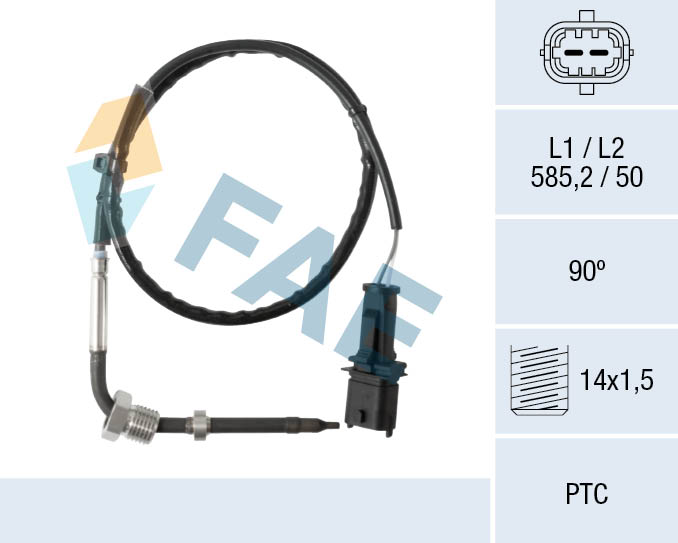 Sensor, exhaust gas temperature (68136)