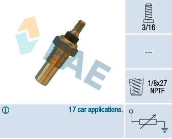 Sensor, coolant temperature (32040)