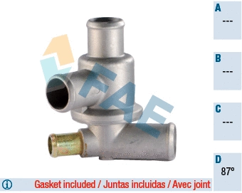 Thermostat, coolant (5334587)