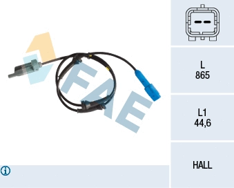 Sensor, wheel speed (78161)