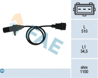 Sensor, crankshaft pulse (79007)