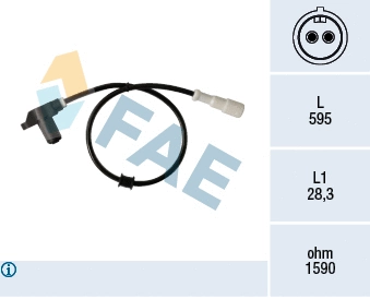 Sensor, wheel speed (78351)