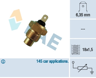 Sensor, coolant temperature (31020)