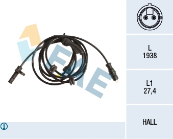 Sensor, wheel speed (78177)