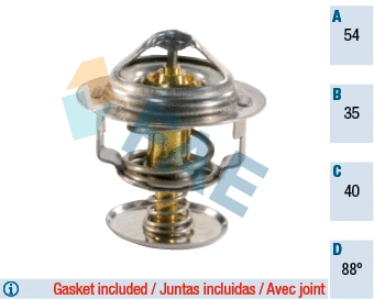 Thermostat, coolant (5307488)