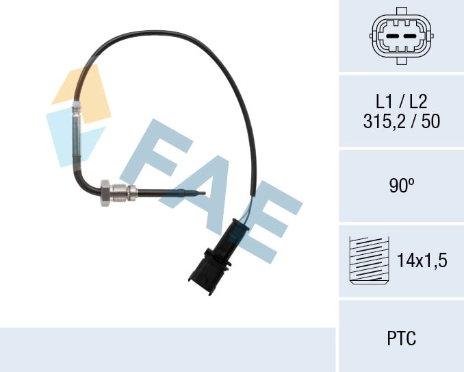 Sensor, exhaust gas temperature (68081)
