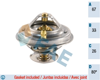 Thermostat, coolant (5307280)