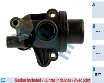 Thermostat, coolant (5345087)